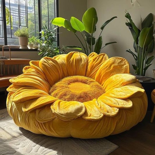 Sunny Bloom - Sunflower Cushion